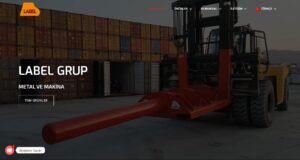 label grup metal ve makina site tasarımı Sinan Doğan